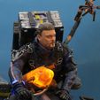 IMG_3225.JPG STL file Death Stranding Sam on his bike with LED lights・3D printing model to download