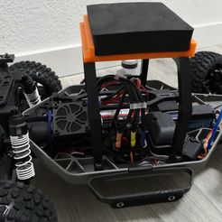 X-Maxx1-8.jpg Archivo STL gratis Barra antivuelco Slash 4x4・Diseño imprimible en 3D para descargar