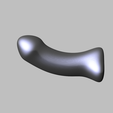 sleek-curved-3.png STL file Sleek Curved Dildo・3D printing model to download