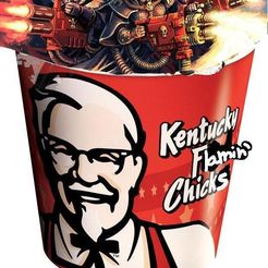KFChicks2.jpg Fichier STL gratuit Kentucky Flamin' Chicks・Objet pour imprimante 3D à télécharger