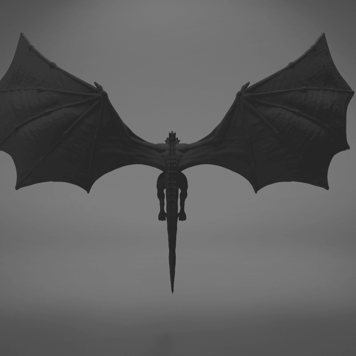 got-dragon1-back.346.png Descargar archivo Dragón Lámpara GoT • Diseño imprimible en 3D, 3D-mon
