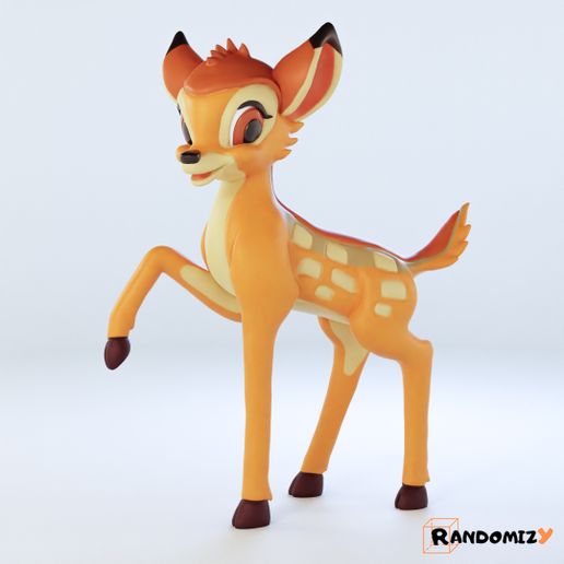 🦌 Bambi (Fanart)・Free 3D File for ・Cults
