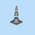 17-3d-print-signal-cone.jpg STL printable Wood Pallet and Road traffic Cone signal