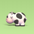 Round-Cow3.png Fichier 3D Vache ronde・Design pour impression 3D à télécharger