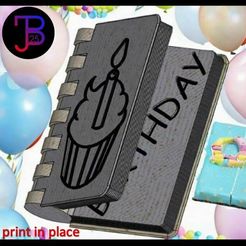Bild1.jpg FOLDABLE BOOK - HAPPY BIRTHDAY - PRINT IN PLACE - JB25