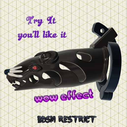 ♂️ Male original fix Chastity Device Animal Shape Rat Collar Cock Cage  Penis Ring Virginity Lock Chastity Belt Adult Game Sex Toy locker cuckold  style v-88 3d print cnc・ STL File for ・