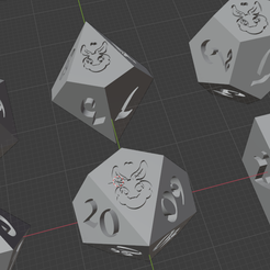image_2022-10-04_114345045.png STL file Moth DnD dice・3D printer model to download