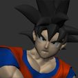 3.jpg DragonballZ - Goku 3d Printable Bust