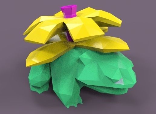 LOW-POLY VENUSAUR A NEW VERSION
