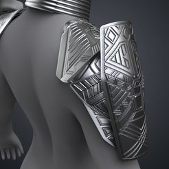 Dora_Milaje_Armor-3Demon_5.jpg 3D file Dora Milaje Armor - Wakanda Forever・Template to download and 3D print