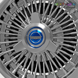 15.png Next-Gen Rim - 1966 Ford Mustang Wire Rim Hubcap (with and without a dust cover) - Real Rims For Scale Model Cars (STL FILES)