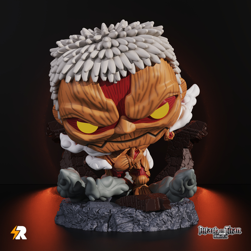 Titan Battleship - Attack on Titan - Funko pop Custom