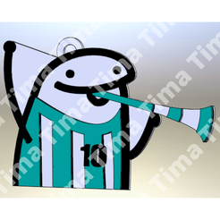 Tima-Tima-Tima-Tima-Tima-7.png Fichier STL Porte-clés flork argentine vuvuzela・Objet imprimable en 3D à télécharger