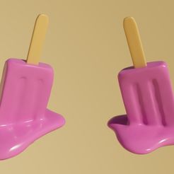 Glace3.jpg Decorating melted ice cream sticks