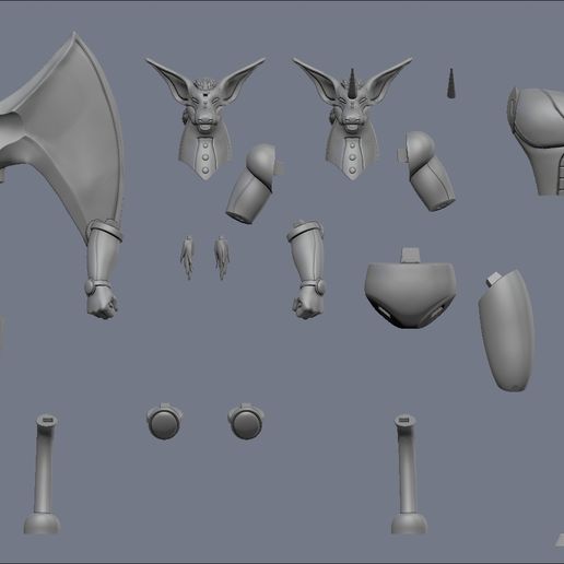 Pieces.jpg Unicornio Σ2 Mazinger Z