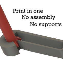 Print in one No assembly No supports Fichier STL gratuit Cliquet Impression unique Pas d'assemblage Pas de support・Objet pour impression 3D à télécharger, vandeveldetheo