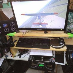 IMG_20180129_135925.jpg Fichier 3D gratuit Support très simple pour tablette de simulation de vol pour X-Plane 11・Design pour impression 3D à télécharger