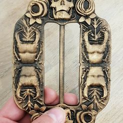 352390370_215800461301203_386888238696634875_n.jpg Pirates of the Caribbean Dead Me Tell No Tales Jack Sparrow Skull Buckle