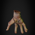 Hand_Wednesday_3.png Wednesday Addams Family Hand for Cosplay 3D print model