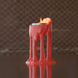 Render1.png Floating candle - Invisible candle - Candle holders