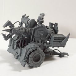 isometric mek gun.jpg STL file Orkish Scrap Gun・3D printer model to download