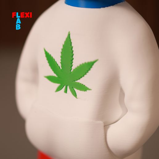 Weed-3d.jpg GHETTO SMURFS Urban Vibes Oldschool Style - Gangsta Smurfs - FLEXI LAB