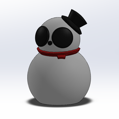 snowman.png Fichier STL gratuit petit bonhomme de neige・Modèle pour impression 3D à télécharger, landy24