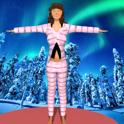 1.png 3D file woman in a beautiful suit・3D print model to download