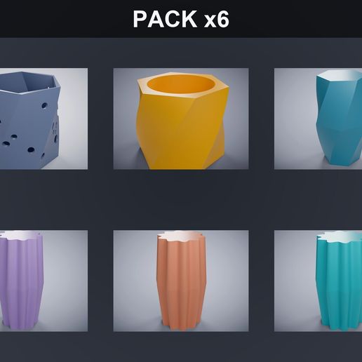 Pack Decoracion Floreros y Velas | Vases & Tealight Collection 3D model