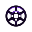 TE37 14INCH RIM.stl RAYS TE37S 14" 1/24 scale