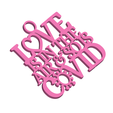 LoveIsInTheAirAndSoIsCovidCardOrnamentOrGiftTagWithJumpring3DPrintImage.png 2021 Valentine’s Day Love Is In The Air & So Is Covid Keychain Tag, Ornament/Gift Tag & Card Decoration