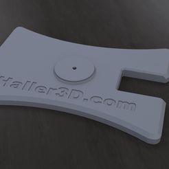 Edelkrone-Stand.jpg STL file Base plate for noble crown slider・3D printing template to download