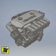 070_VW_VR6_DOHC_070_1.jpg 1/24 Scale Engine Volkswagen VR6 DOHC