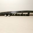 IMG_20230807_223731.jpg 1/64 Scale Greenlight Matchbox Hotwheels 3 CAR TRANSPORT Gooseneck Trailer Truck Transport