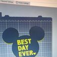 327738223_920433876042351_6899973063894286916_n.jpg Mickey Mouse Head BEST Day Ever Cake Topper/ Wall Decor/ Party Decor/ Centerpiece/ Magnet and much more!