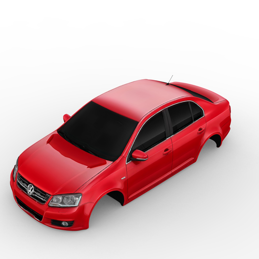 Volkswagen Vento 2008 – Detailed 3D Sedan Body Model