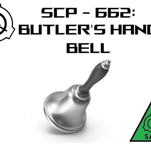 SCP-662: Butler's Hand Bell・ STL File for 3D printing・Cults