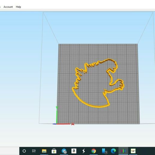 godzilla cookie cutters 3D model