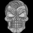Comic-Skull-Head-Relief-16.jpg A Collection of 4 Comic Skull Head Relief No4 STL file for 3d printing or CNC