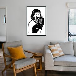 pexels-rachel-claire-5490303.jpg STL-Datei Selena quintanilla Wandkunst・3D-Druck-Idee zum Herunterladen