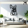 French-bulldog-Body.png Wall silhouette - Dogs Body