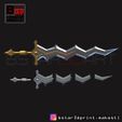001.jpg Fire Emblem Awakening Robin Levin Sword - Weapon Cosplay 3D print model