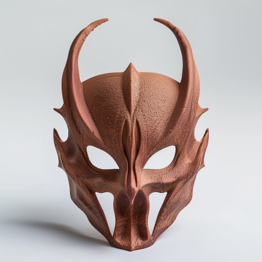 3D mask, mask template, mask, respirator mask, airsoft mask, kids size, Tutankhamun mask, Sand Wraith mask, joker mask, devil mask, doll mask, werewolf mask, printable in parts