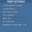 PRINT SETTINGS - LAYER HEIGHT: 0.2MM - OUTER WALLS: 2 - BOTTOM LAYERS: 3 - TOP LAYERS: 5 - INFILL O% cexcerr ror THE STAND: 25%) - NO SUPPORTS - MINIMUM LAYER TIME: 5 SEC Бесплатный STL файл Антонов Ан-225 Мрия - 1:200・3D-печатная модель для загрузки