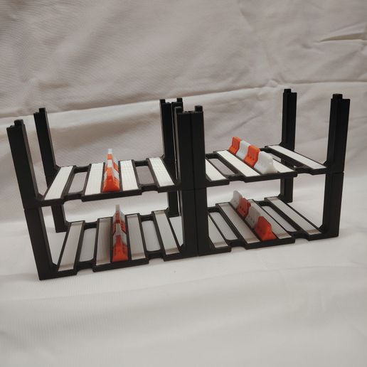 🚗 Stackable 1:64 Diecast Car Display Rack – Minimalist & Modular Design ...