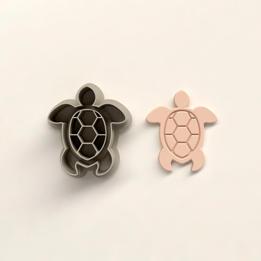 Polymer Clay Cutter STL 3D Printable | Digital File - Turtle EC 07