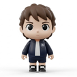 12.png Chibi Yoichi Isagi-Inspired Striker | Fan Art Anime Soccer 3D Character Model