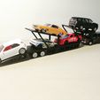 IMG_20231121_213233.jpg 1/64 3D Printed Goosneck Auto-Hauler UP TO 5 CARS MULTIPLE SLOTS Gooseneck