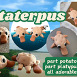 plataterpus.png Flexi Plataterpus- part potato, part platypus, all adorable!!