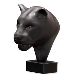 Preview_06.jpg Black Panther Head Sculpture